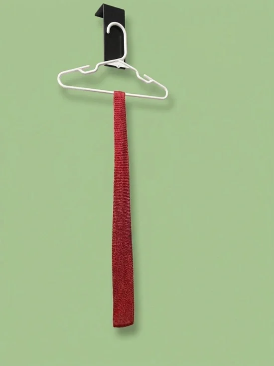 Lands' End Red Knit Tie - Picture 2 of 3